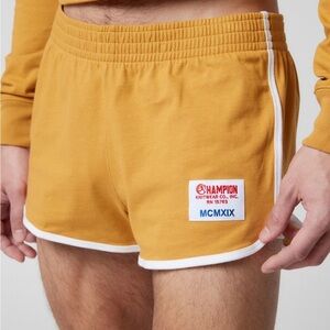 Champion Women's Athletic Gold Shorts